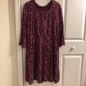 Floral peasant dress